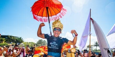 日本人初の快挙! 五十嵐カノアが日本人初となるCT「Corona Bali Protected」で優勝