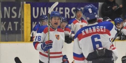 【アイスホッケー部】 龍大に１０－１で圧勝