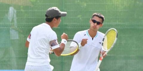 【庭球部男子】 栗山・天野組がダブルス本戦３回戦進出！