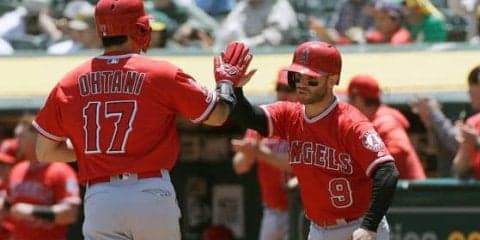 【MLB】大谷翔平、第2打席は174キロ痛烈ゴロで名手の失策誘う　第1打席は四球→生還
