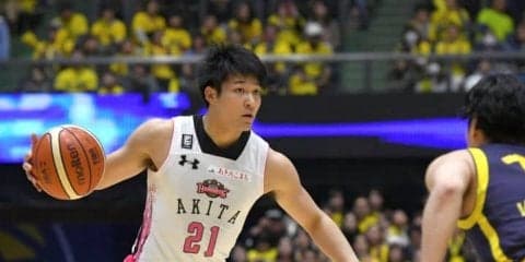 成長株の長谷川暢、秋田ノーザンハピネッツに残留「レベルアップした姿を見せる」