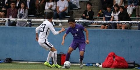 【サッカー部】昨年度１部校相手に惜敗　後半の逆襲実らず
