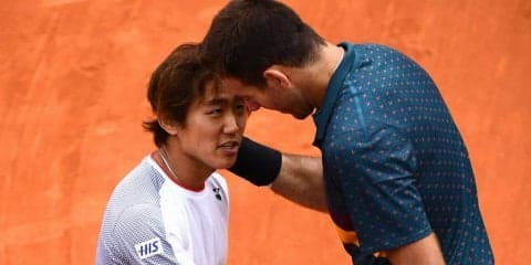 西岡 敗れるもデル ポトロに大健闘。フルセットの熱戦に「ヨシコール」が鳴り響く[全仏オープン]