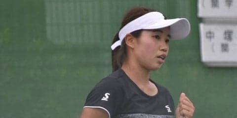 【庭球部女子】　吉田がシングルス４強入り！