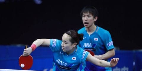 【卓球】丹羽・伊藤、張本・石川ペアともに準々決勝進出＜中国OP・混合複＞