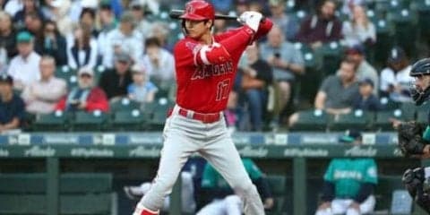 【MLB】大谷翔平、お待たせ豪快3号！　10戦44打席ぶりの一発、トラウトと2者連続弾