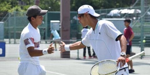 【庭球部男子】　栗山・天野組がインカレ本戦への出場権獲得