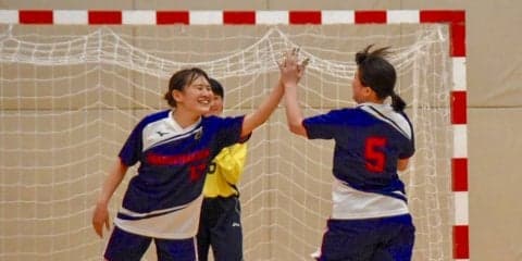 【ハンドボール部女子】　新人戦初戦、２２－１８で天理大に勝利！