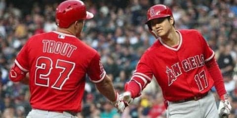 「球界最高のデュオ」-トラウト＆大谷の連続弾にMLB公式も「トラウタニ弾！」