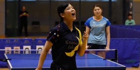 【卓球部】 男子は準々決勝敗退、女子はシングルスで宮脇が準優勝！