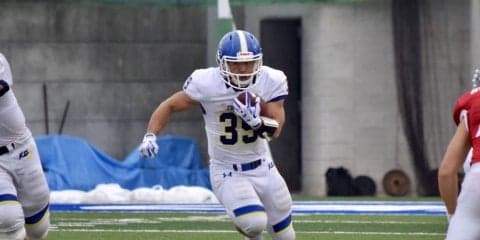 【アメリカンフットボール部】　攻めの姿勢と固い守りで甲南大に勝利