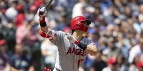 【MLB】大谷、“肘当て無し”で171キロ痛烈ライナー　三塁手の失策誘う、第2打席には犠飛