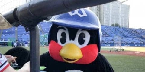 ヤクルト連敗脱出、つば九郎も歓喜「じゅりじゅり、いや、はらはら…」