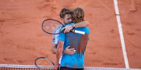 ワウリンカ 今大会最長5時間9分の死闘を制しベスト8進出。チチパスから22本ピンチをしのぎ粘り勝ち[全仏オープン]