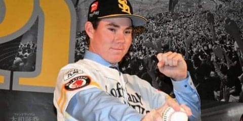 鷹入団の米ドラ1右腕スチュワート、NPBから新規支配下登録選手として公示