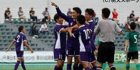 試合終了間際に劇的ゴール　３-２で専大に勝利／関東大学１部リーグ戦