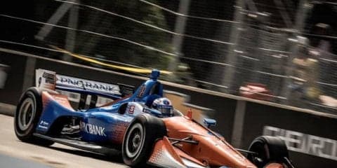 【INDYCAR 第8戦】昨季王者ディクソンが今季初勝利…琢磨はバトル中の接触でパンク喫し後退、13位