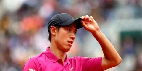 錦織 疲労困憊も「最後は気力で」。自身初のグランドスラム4大会連続ベスト8進出[全仏オープン]