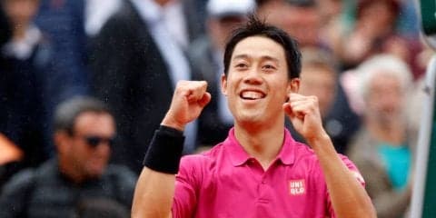 錦織 2日がかりの試合制しベスト8進出。そのほかジョコビッチらベスト8出揃う[全仏オープン]