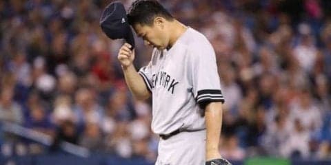 【MLB】田中将大、5敗目　不運な判定に泣かされ6回2被弾4失点　防3.42に