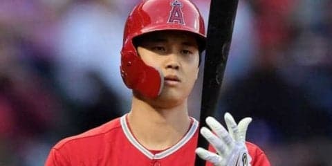 【MLB】大谷、同点押し出し四球で雄叫び＆“バット投げ”　トラウト異例の敬遠で感情爆発