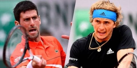 【速報予定】王者ジョコビッチVS世界5位ズベレフ。準々決勝は21時半以降開始予定[全仏オープン]