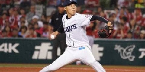西武郭俊麟、今季初登板初先発で6回2失点の好投！　満塁バティスタ斬りで雄たけび