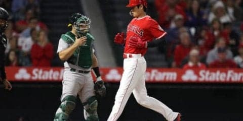 【MLB】大谷翔平、177キロ弾丸右前打で3戦連続ヒット　エ軍は同地区対決で負け越し3位に1.5差