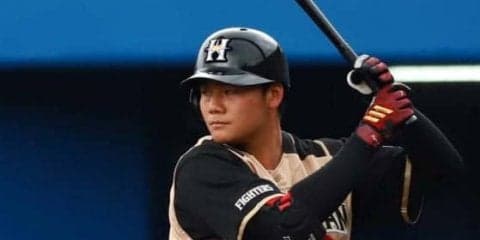 日本ハム清宮が甲子園で初打点　4回に西から先制犠飛を放つ