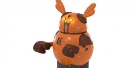 ロッテ、巨人戦の交流戦ポスター登場「ウサギロボ」詳細発表　がま口財布から変身