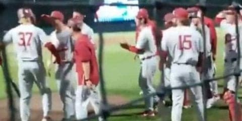 【MLB】珍ドラフト指名の瞬間　知らせを受けたのは…ネクストバッターズサークル!?