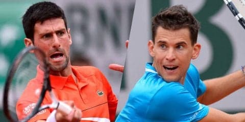 【速報予定】ジョコビッチVSティームの準決勝が決着へ。第3セットから19時再開予定[全仏オープン]