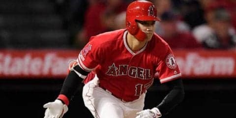 【MLB】大谷翔平、菊池雄星との米初対決で快足内野安打！　リーグ平均上回る秒速8.93M