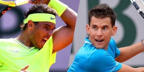 【速報予定】ナダルVSティームの決勝。2年連続の決勝顔合わせは22時以降開始予定[全仏オープン]