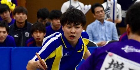 【卓球部】 　関関戦で関大を圧倒