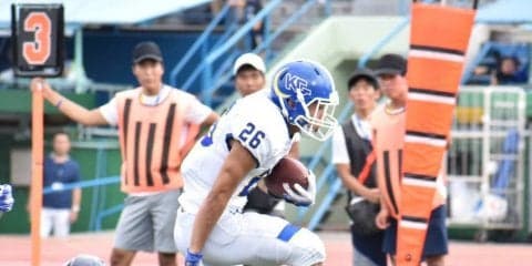 【アメリカンフットボール部】　 エレコム神戸に１４－１４の引き分けに終わる