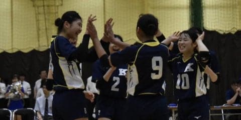 【バレーボール部女子】　力を出し切れず、総合関関戦ストレート負け