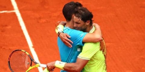 ナダル「将来優勝するに値するテニスをした」。ティーム「素晴らしいチャンピオン」。互いの健闘を称え合う[全仏オープン]