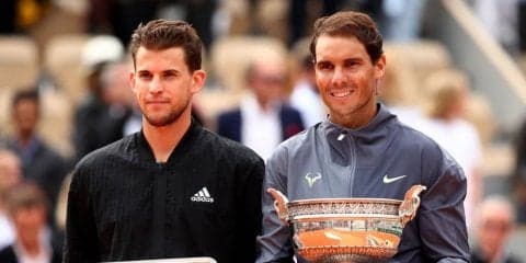 ナダルに立ち向かったティーム。クレーキングとの15%の大きな差【数字で見る試合結果】