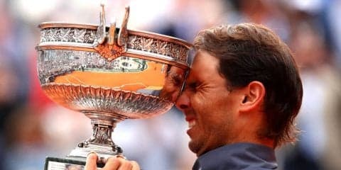 【速報】ナダルが前人未踏のV12達成。ティーム撃破でグランドスラム通算18個目のタイトル獲得[全仏オープン]