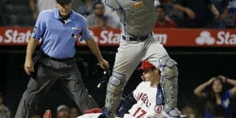 【MLB】大谷翔平、決勝の“神の手生還”！　今季初代打で四球、チームは逆転勝ち