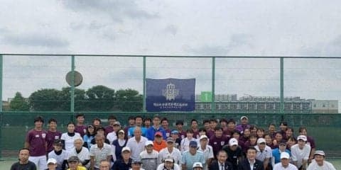 日頃の感謝を市民の皆様に　調布市民交流テニス教室が開催される／第23回調布市民交流テニス教室