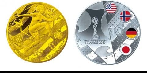 「FIFA女子ワールドカップフランス2019」公式記念コイン発売