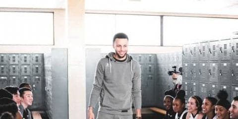 ステフィン・カリーと楽天、バスケ特別訓練キャンプ「Underrated Tour」開催