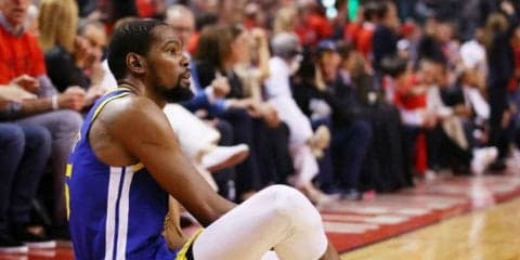 第5戦に強行出場しアキレス腱を損傷したデュラント「今は深く傷ついている」