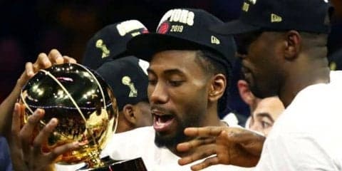 ファイナルMVPを勝ち取ったカワイ・レナード「誰に何を言われても自分を信じた」