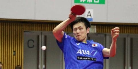 大島、豪快なフォアドライブで予選突破　吉田らとともに本戦へ＜ライオン卓球ジャパンOP荻村杯＞