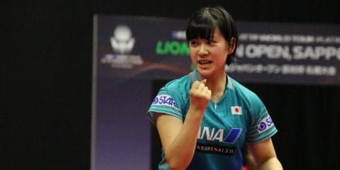 【速報】16歳・長崎美柚、元世界1位の朱を破る金星＜ライオン卓球ジャパンOP荻村杯＞