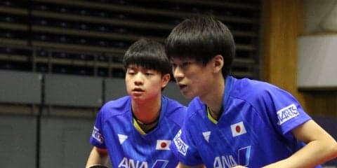 17歳コンビの戸上/宇田ペアが8強入り＜ライオン卓球ジャパンOP荻村杯＞