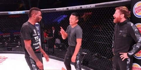 堀口恭司、試合当日6時間前にベラトールのリングを初チェック「広くて、グリップある」、全米メディアも大注目！